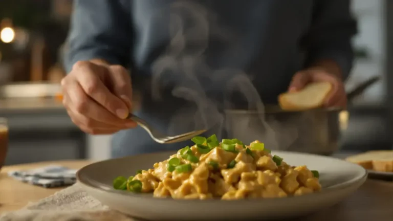 Toto krémové kuřecí s hořčicí je ideální volbou pro chutný oběd