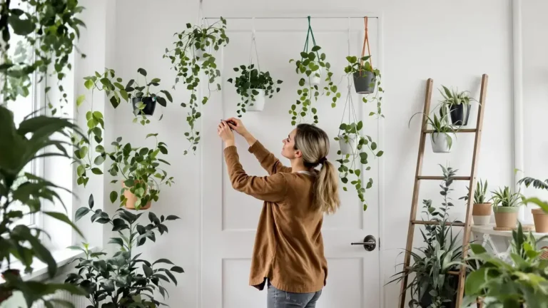 Nájemníci těchto 7 tipů na zavěšení pokojových rostlin bez vrtání vám ušetří zbytečné starosti
