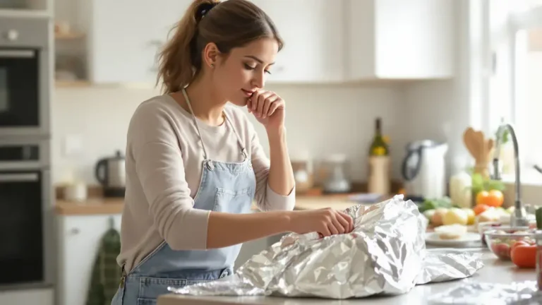Použití špatné strany hliníkové fólie může zničit vaše jídla, aniž byste to věděli