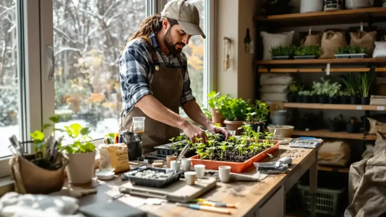 Výsev v lednu na zahradě umožňuje získat náskok v pěstitelské sezóně
